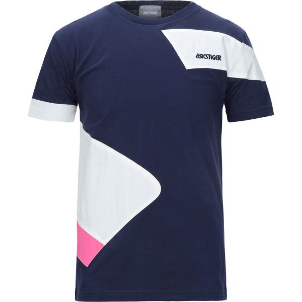 t-shirt Asics Tiger blu