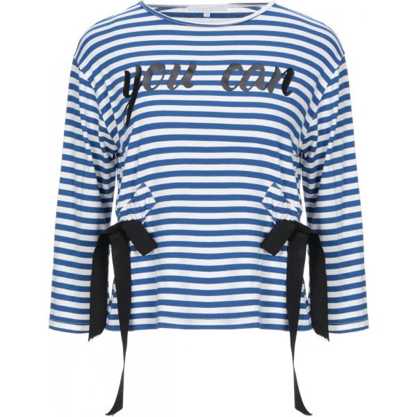 t-shirt Koralline blu con stampe