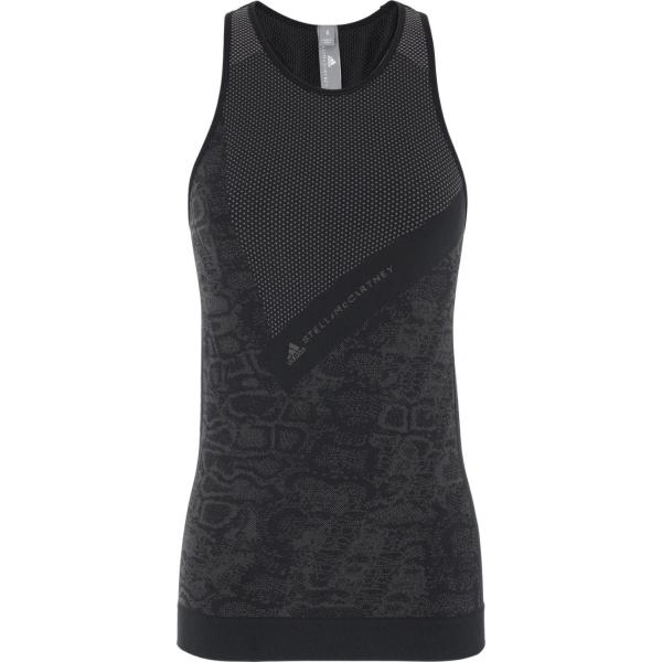 canottiere ADIDAS by STELLA McCARTNEY nero tinta unita