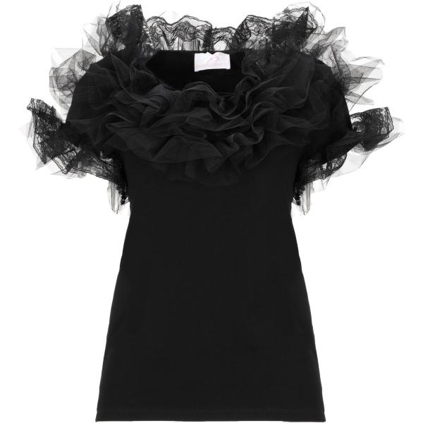 t-shirt Sweet Secrets nero tinta unita