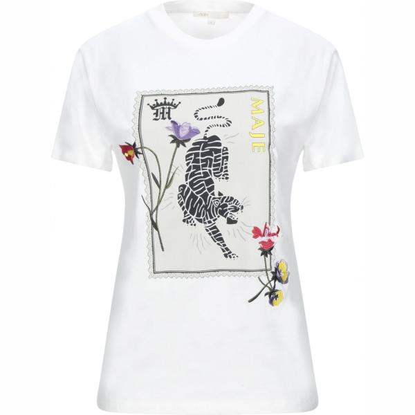 t-shirt Maje bianco