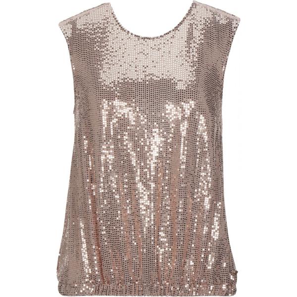 top No-Nà marrone tinta unita