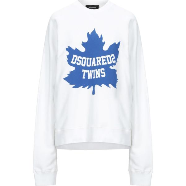 felpe Dsquared2 bianco con stampe