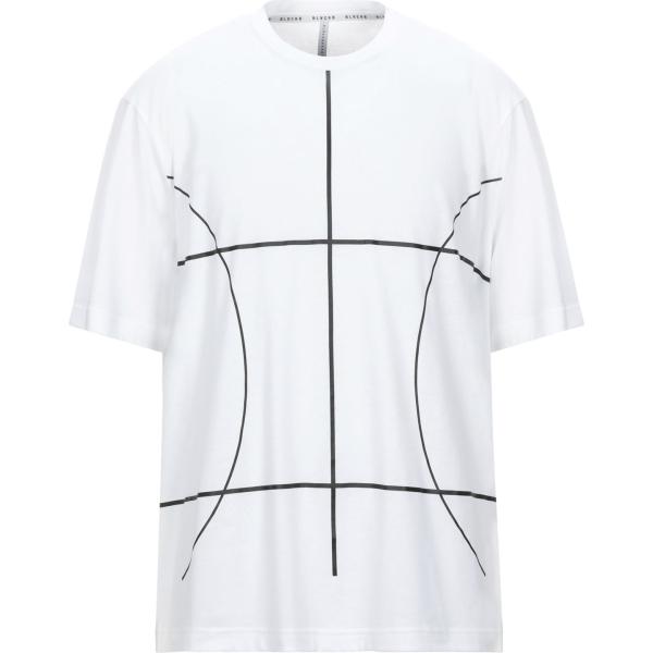 t-shirt Black Barrett bianco con stampe