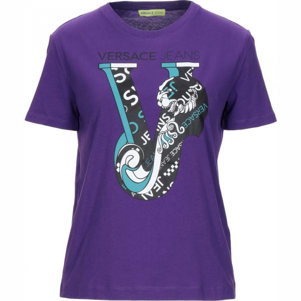 t-shirt Versace Jeans viola