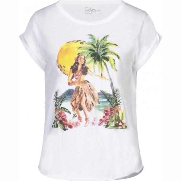 t-shirt Leon & Harper bianco