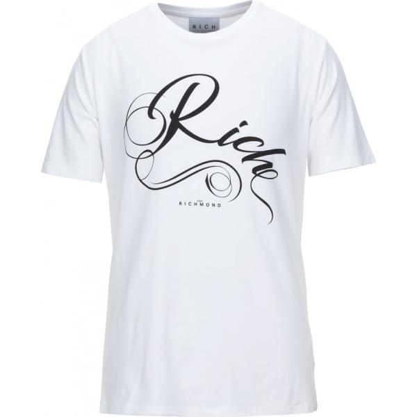 t-shirt John Richmond bianco