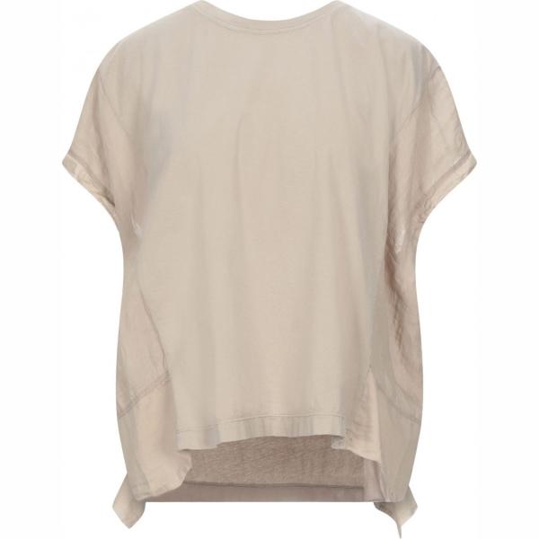 t-shirt European Culture marrone tinta unita