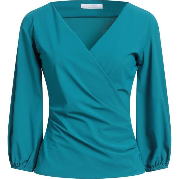 t-shirt Chiara Boni La Petite Robe blu tinta unita