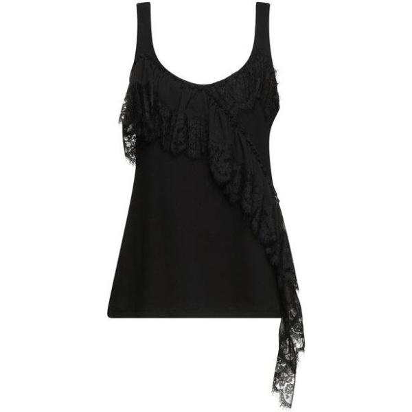 top My Twin Twinset nero tinta unita