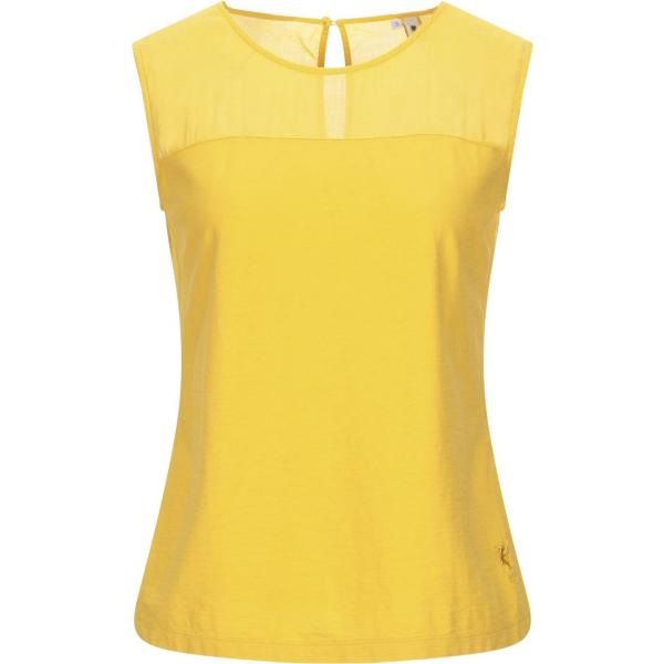 t-shirt European Culture giallo tinta unita