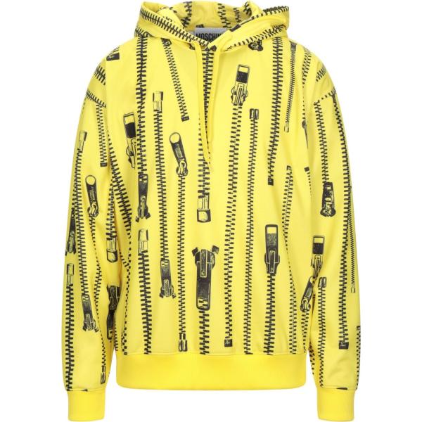 felpe con cappuccio Moschino giallo