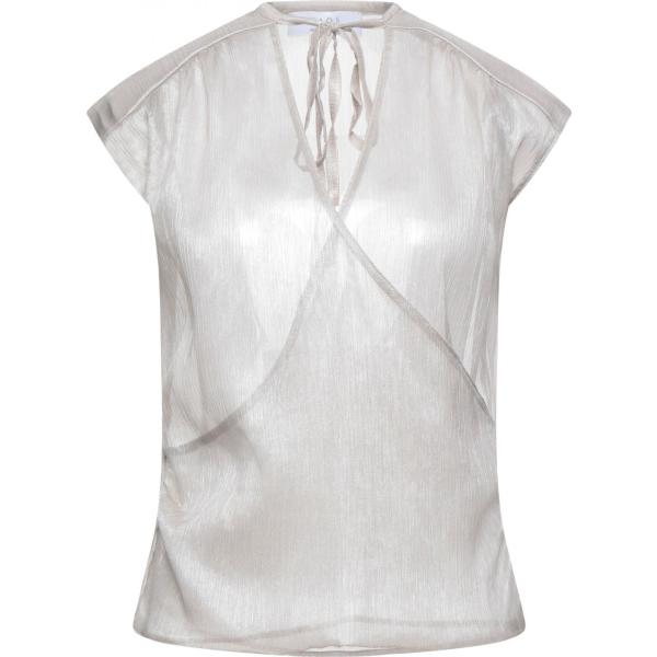 bluse Kaos grigio tinta unita
