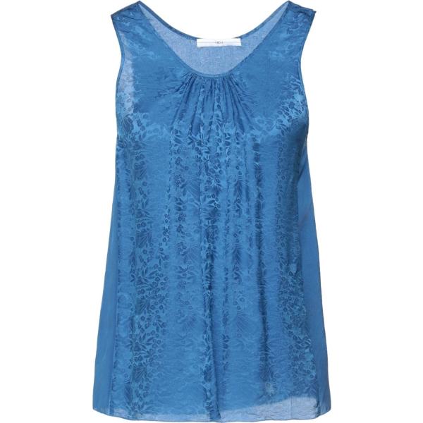 top High blu tinta unita