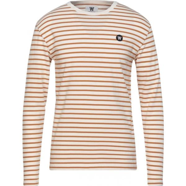 t-shirt DOUBLE A by WOOD WOOD rosa a righe