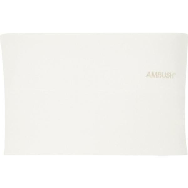 top Ambush bianco tinta unita