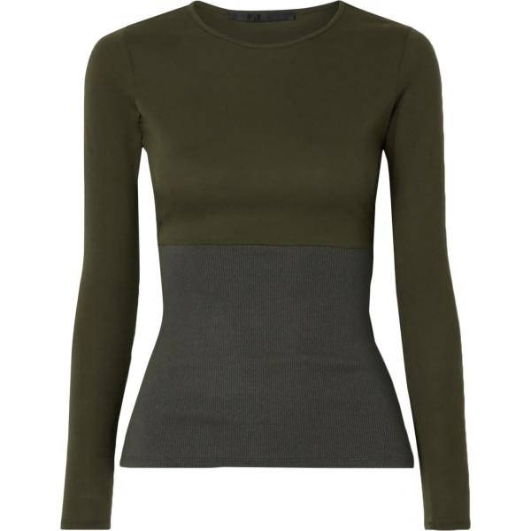 t-shirt Haider Ackermann verde tinta unita