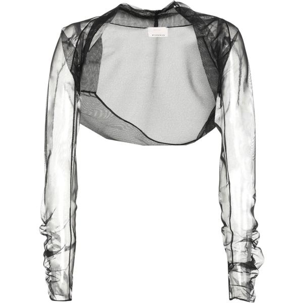 bolero Pinko grigio tinta unita