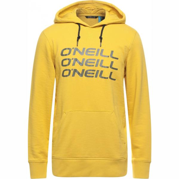 felpe con cappuccio Oneill giallo tinta unita