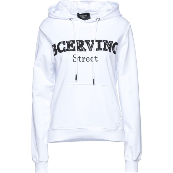 felpe con cappuccio Ermanno Di Ermanno Scervino bianco tinta unita