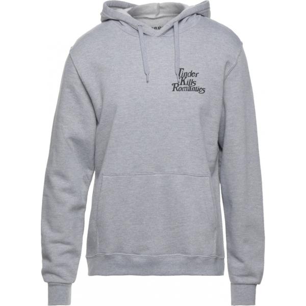 felpe con cappuccio Eleven Paris grigio tinta unita