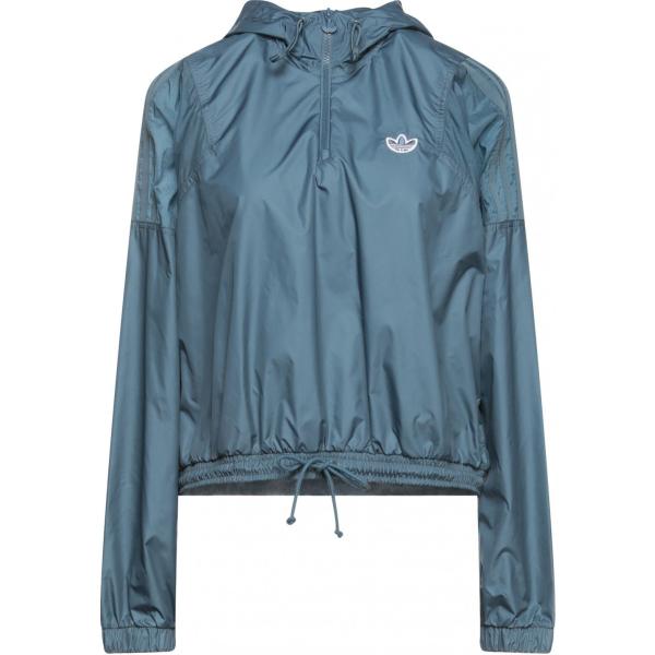 giacche Adidas Originals blu tinta unita
