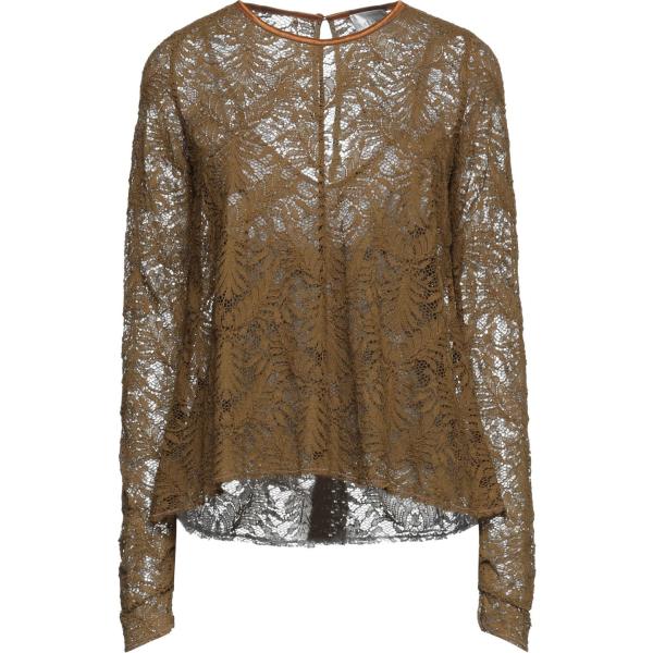 bluse Forte_Forte marrone tinta unita