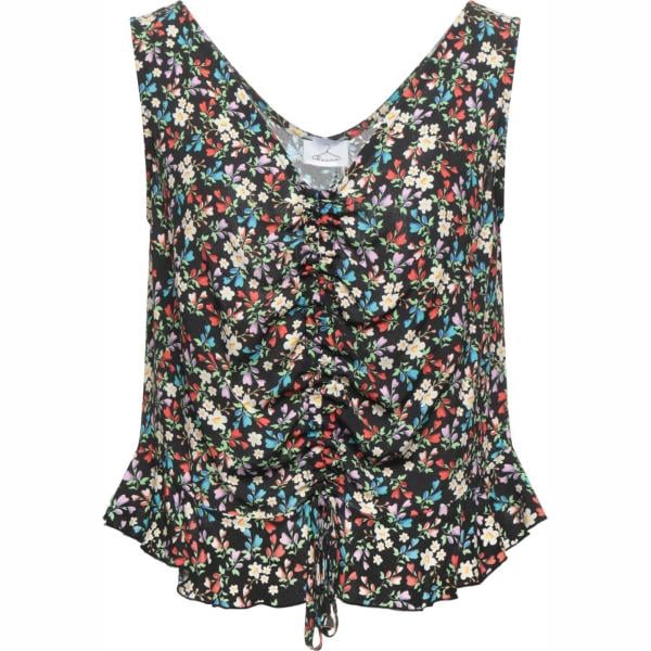 top Berna grigio a fiori