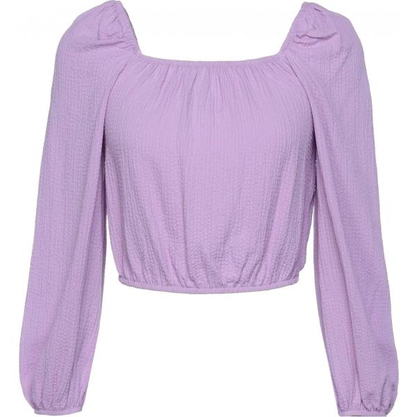 bluse Berna viola tinta unita