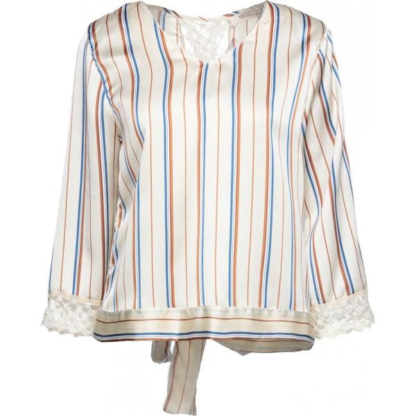 bluse Meisïe bianco a righe