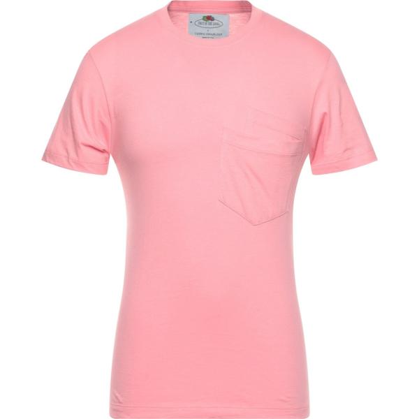 t-shirt FRUIT OF THE LOOM x CEDRIC C... rosa tinta unita