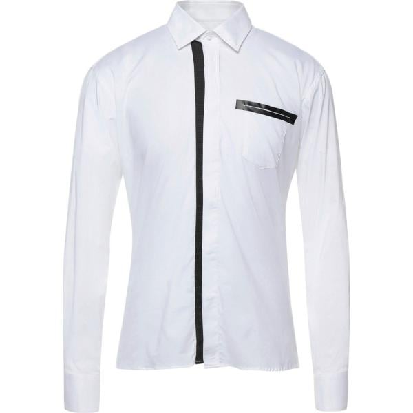 camicie Takeshy Kurosawa bianco tinta unita