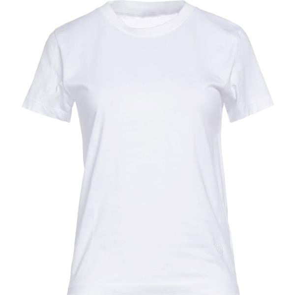 t-shirt Mm6 Maison Margiela bianco tinta unita