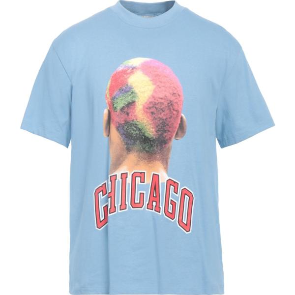 t-shirt Ih Nom Uh Nit blu con stampe