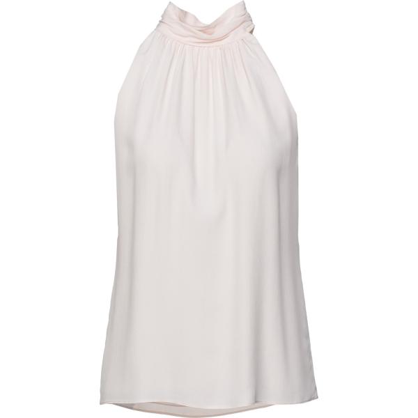 top Anna Molinari grigio tinta unita