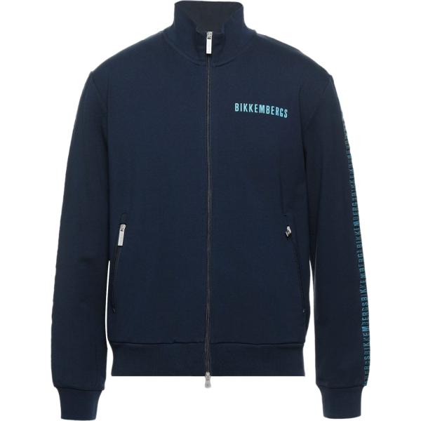 felpe Bikkembergs blu tinta unita