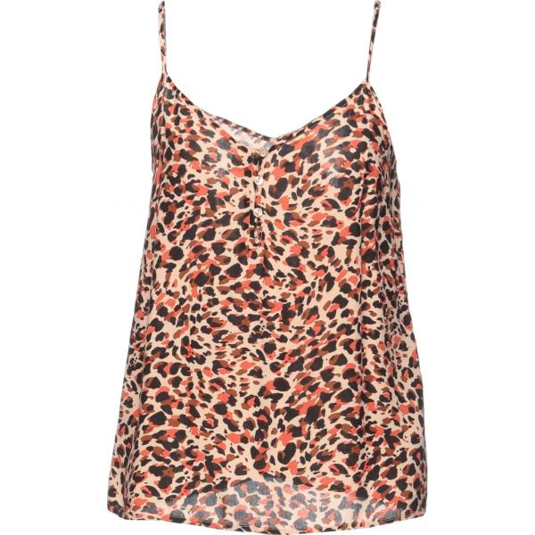 top Pieces marrone animalier
