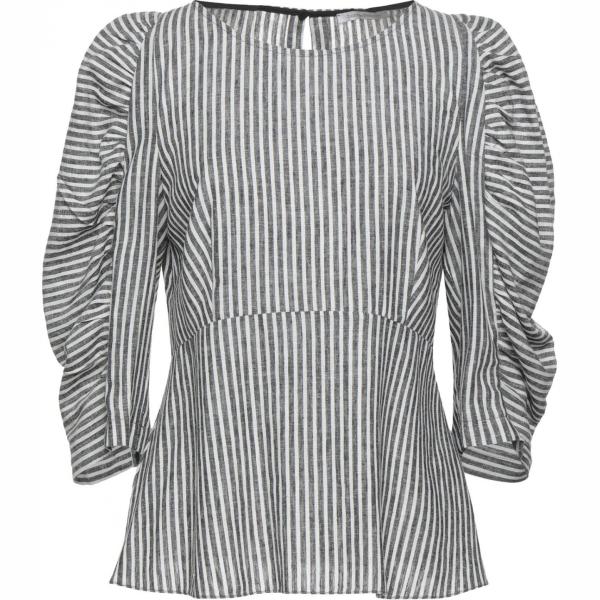 bluse Biancoghiaccio grigio a righe