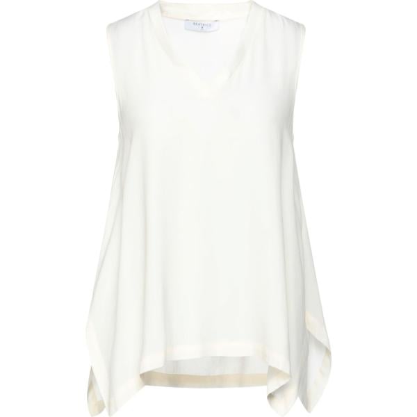 top Beatrice .B bianco tinta unita