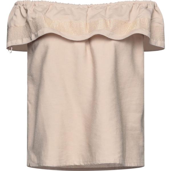 bluse CAFèNOIR marrone tinta unita