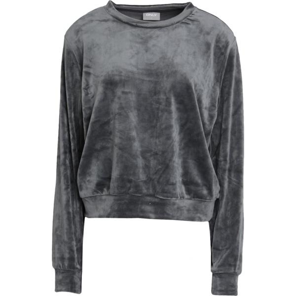 felpe Only grigio tinta unita