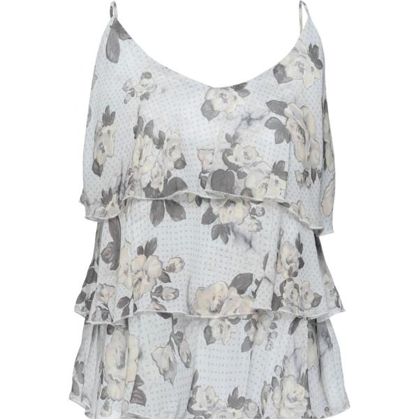 top YES ZEE by ESSENZA grigio a fiori