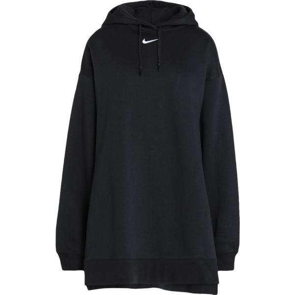 felpe con cappuccio Nike nero tinta unita