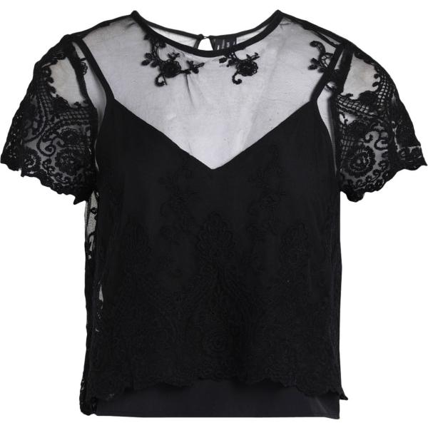 bluse Vero Moda nero tinta unita
