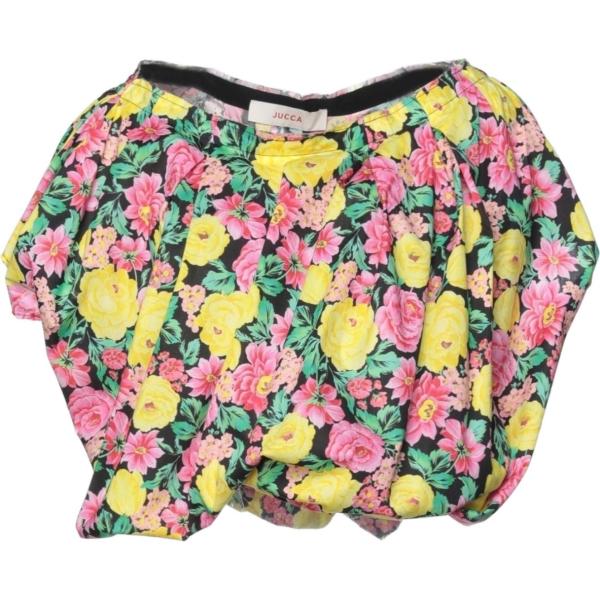 bluse Jucca nero a fiori
