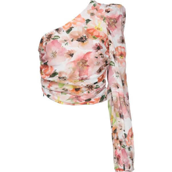 top Patrizia Pepe Sera viola a fiori
