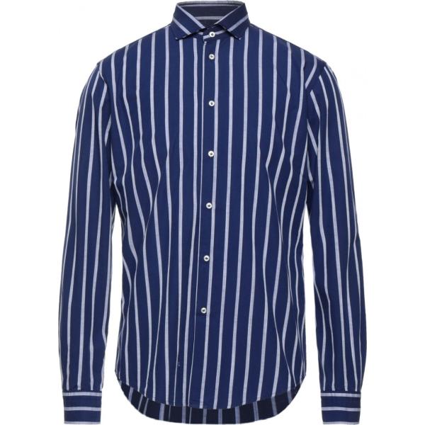 camicie Brian Dales blu a righe