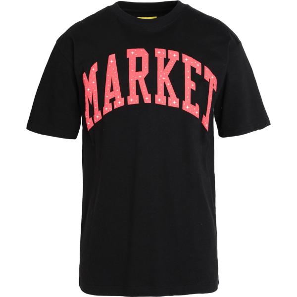 t-shirt Market nero tinta unita