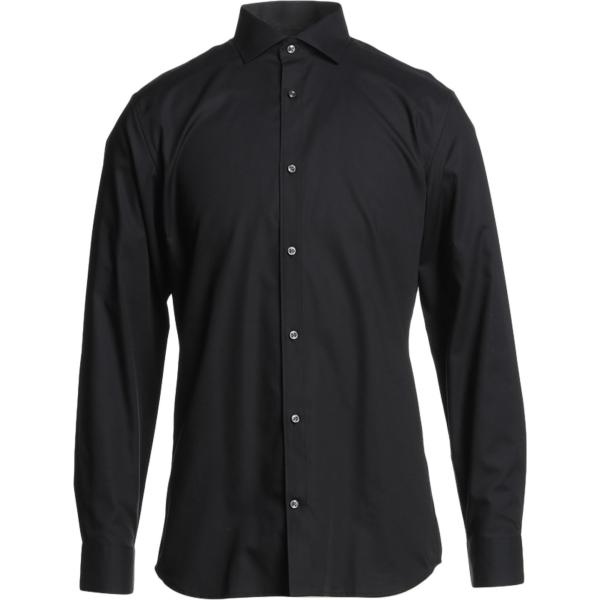 camicie Jack & Jones nero tinta unita