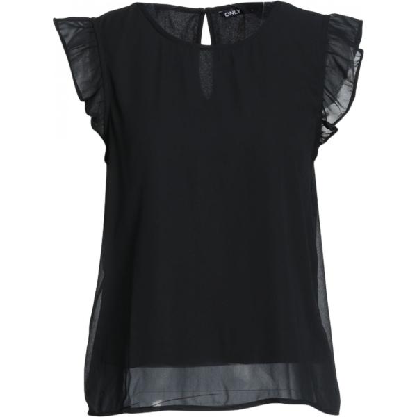 bluse Only nero tinta unita